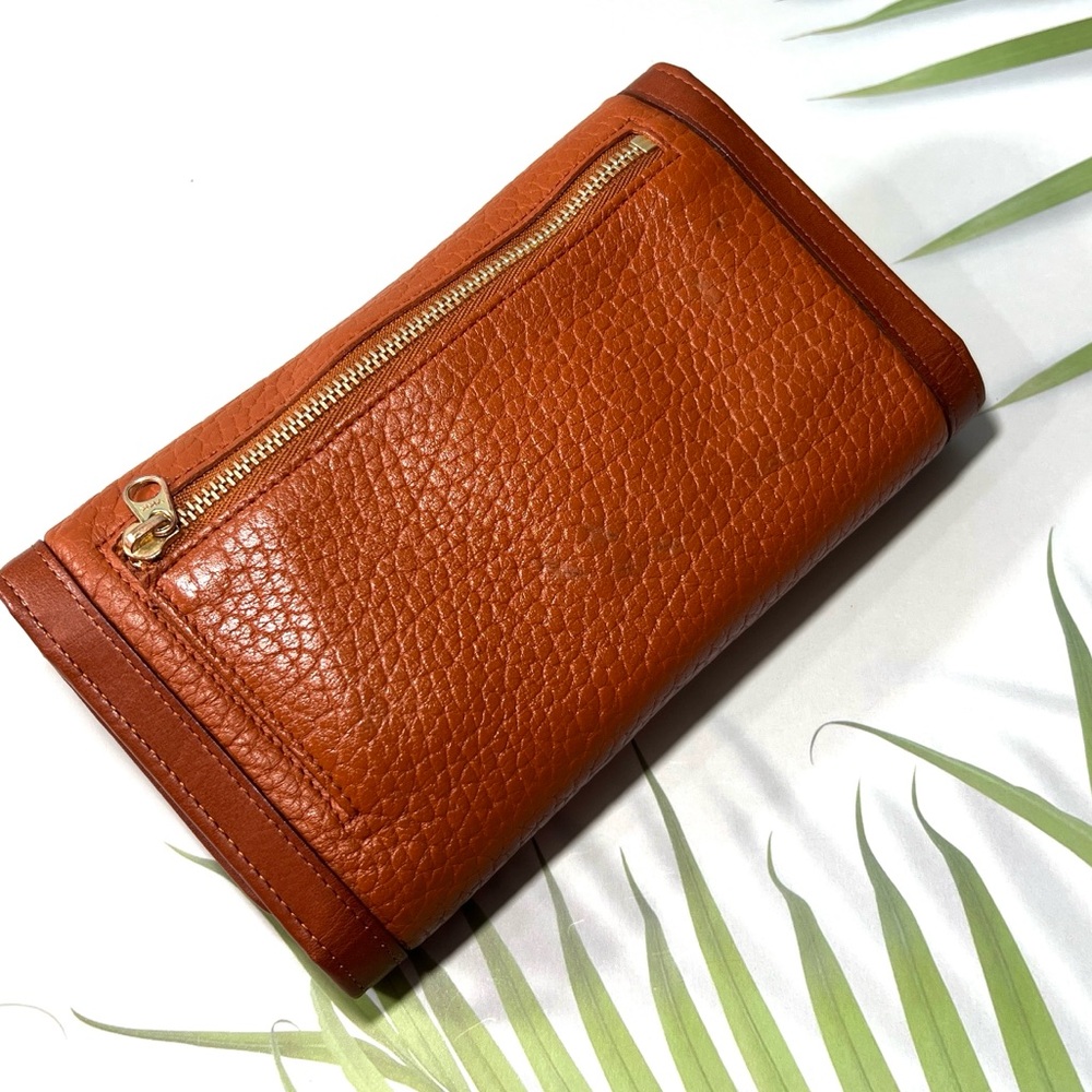 🦆 DOONEY & BOURKE AWL TRIFOLD LEATHER WALLET SNAP IN TAN VINTAGE - Picture 11 of 12